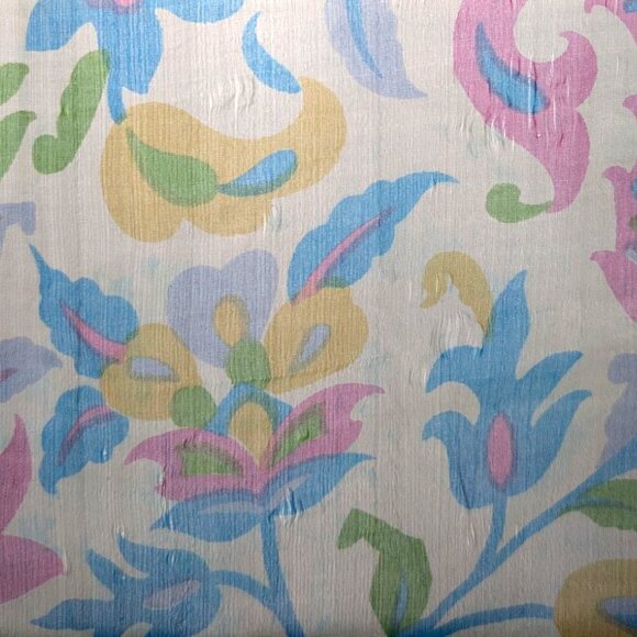 Vintage Colourful Silk Paisley Scarf - Picture 8 of 8